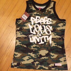 50th Anniversary of Hip Hop Mitchell & Ness Unisex Jersey - Camo - M - NWT